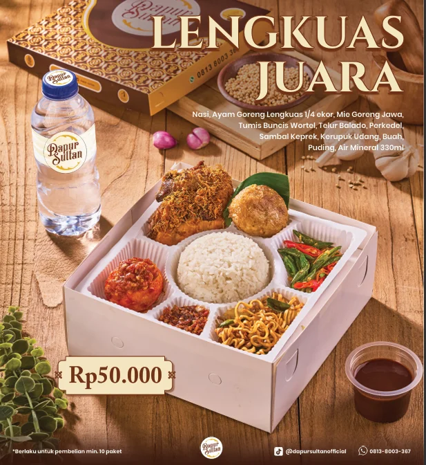 Nasi box Lengkuas Juara
