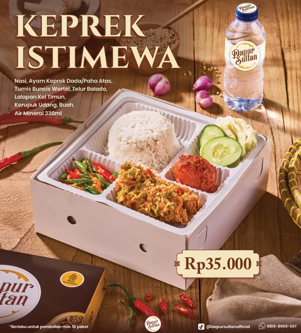 Nasi Box Keprek Istimewa