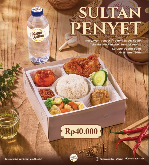 Nasi Box Ayam Penyet